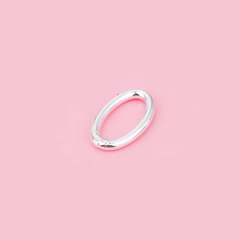 Серебряные петли для бижутерии 925 пробы, Large close