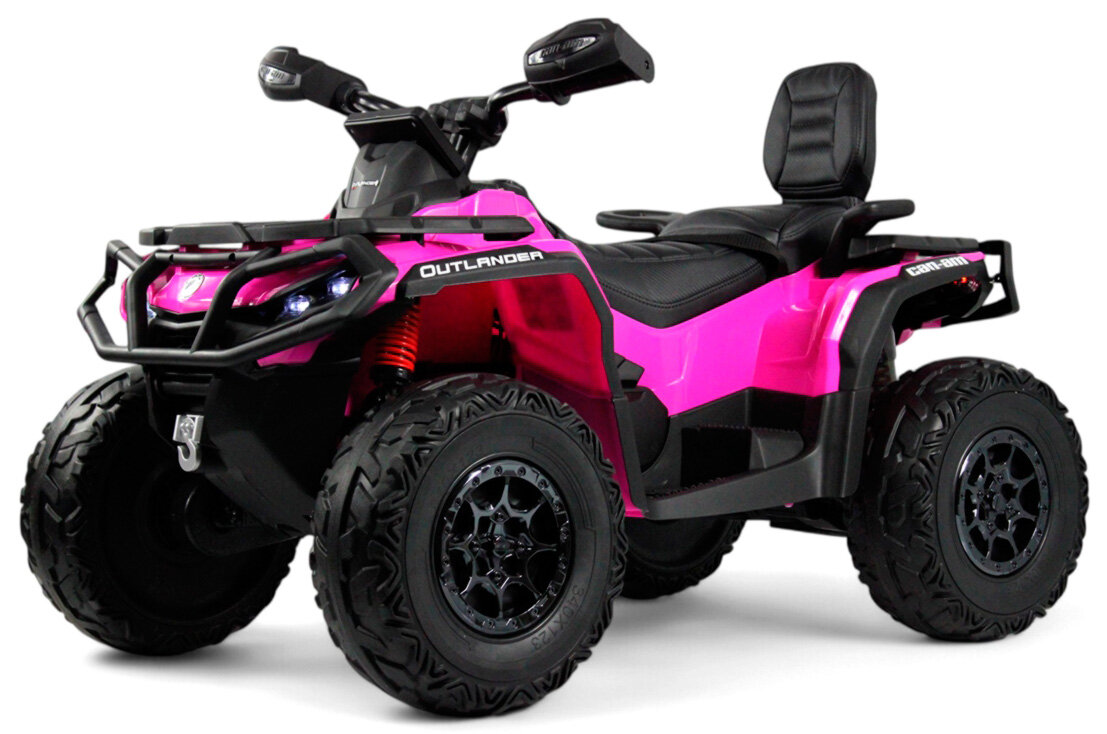 Детский электроквадроцикл RiverToys BRP Can-Am Outlander (Y888YY) розовый
