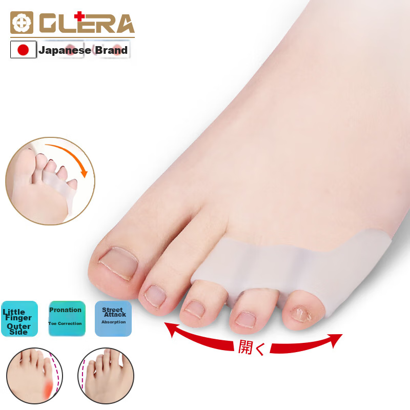 Olera Brand Toe Corrector Bunion Corrector Toe Separator Wearable with Shoes Medical Toe Protection AntiChafing