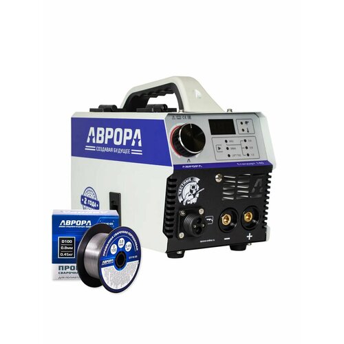 Инверторный сварочный полуавтомат аврора Стандарт 140 Проволока порошковая E71T-GS d08 мм 045кг D100 NO GAS Aurora PRO 10025₽