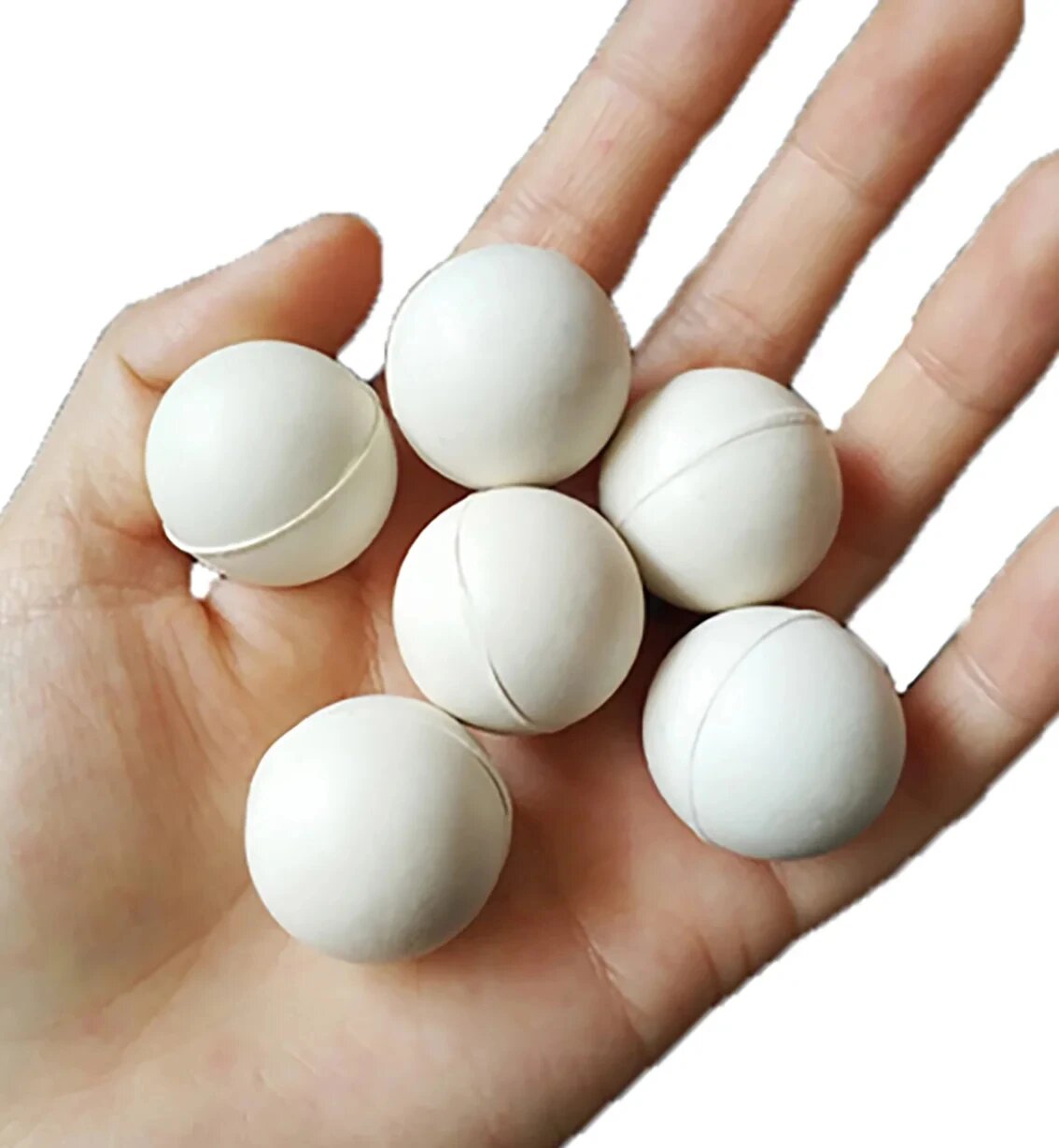 Резиновые шары Calibre10 Calibre50 белые 15mm  10pcs