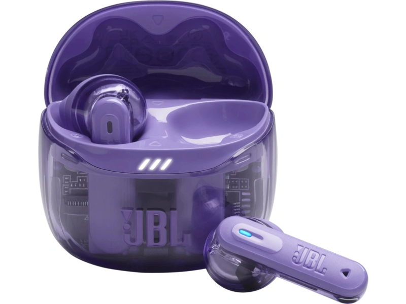 Гарнитура вкладыши Tune Flex 2 Ghost Edition прозрачный/фиолетовый беспроводные bluetooth в ушной раковине (TFLEX2GMAE)