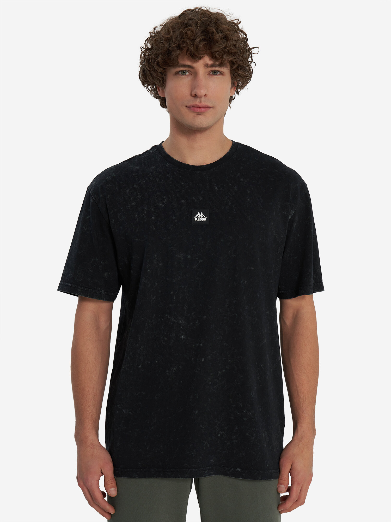 Футболка Kappa, размер 48-50, черный — фото 1