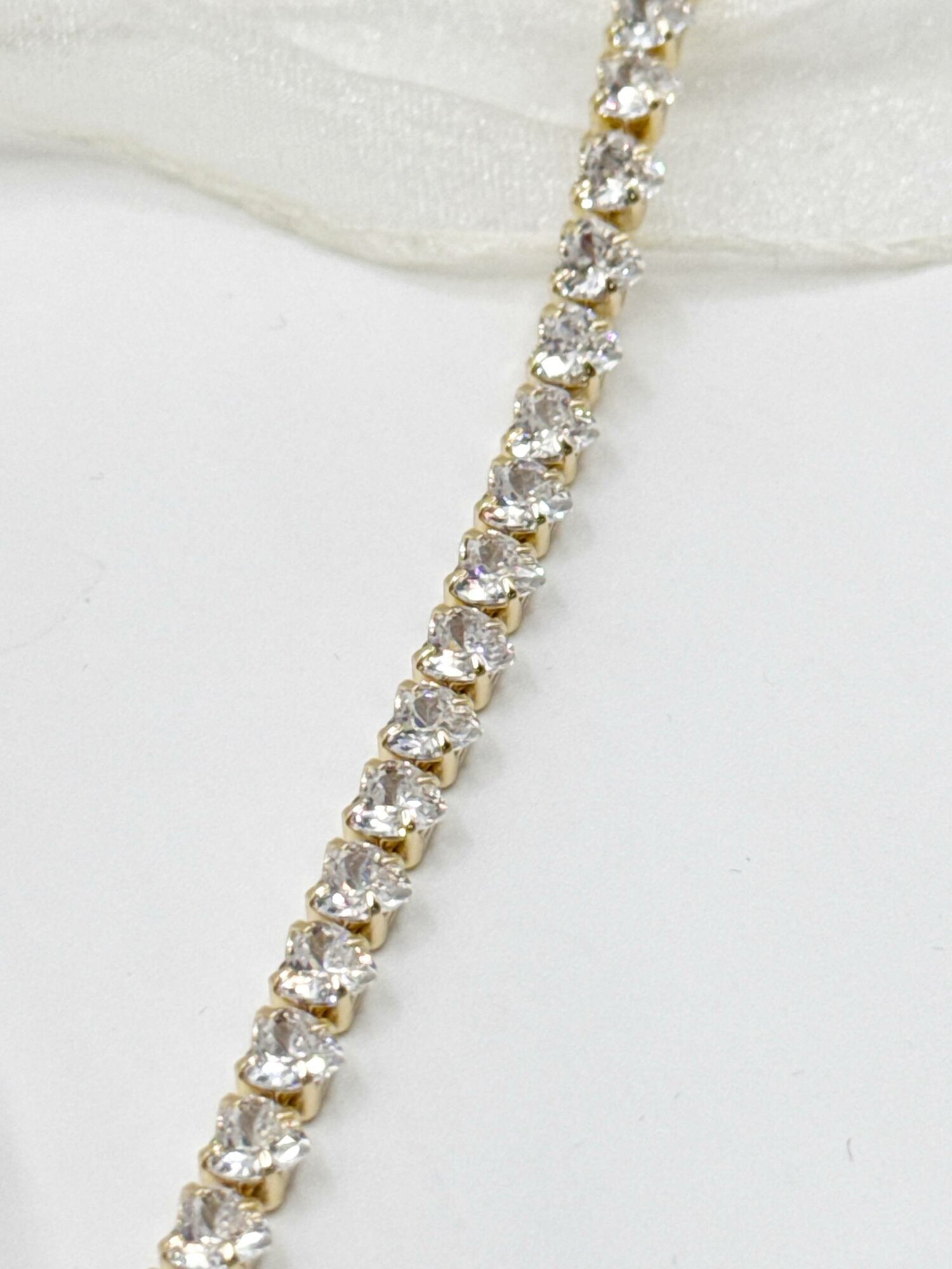 Браслет-бэнгл, фианит