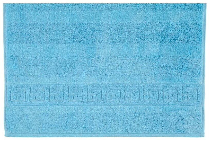 Полотенце махровое Cawo Noblesse 50x100см, цвет голубой - фотография № 3