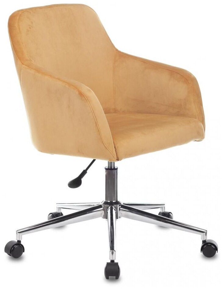 Компьютерное кресло Бюрократ CH-380SL офисное, обивка: текстиль, цвет: янтарный - фотография № 1