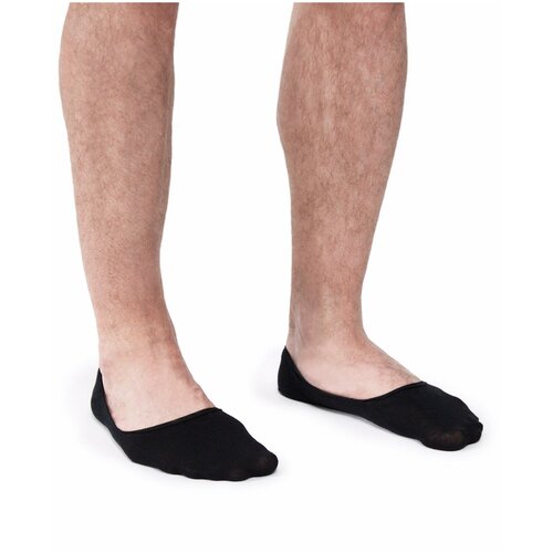 Подследники LUi, 2 пары, размер 39/42, черный 2 пары мужские хлопковые носки