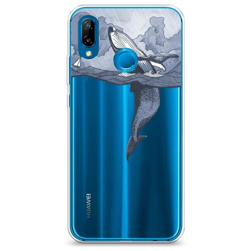 фото Силиконовый чехол "два измерения" на huawei p20 lite / хуавей п 20 лайт case place