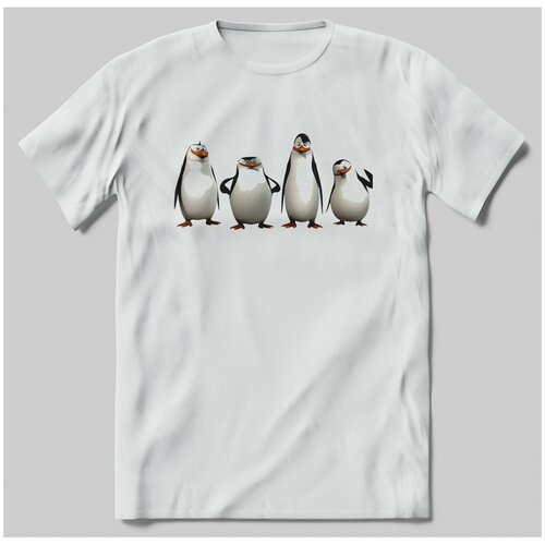 фото Футболка с принтом пингвины из мадагаскара 24 brut-shop