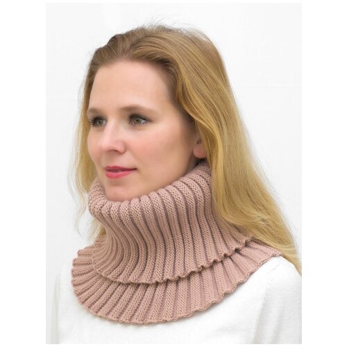Снуд воротник женский Антарес (Цвет темно-пудровый)