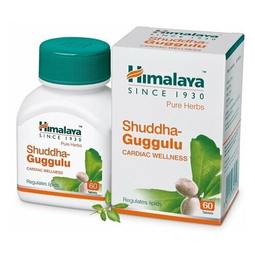 Шуддха Гуггул (Shuddha Guggulu) Himalaya Herbals, 60 таб