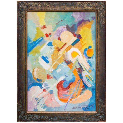 фото Картина маслом "к счастливой звезде" долматов русская живопись