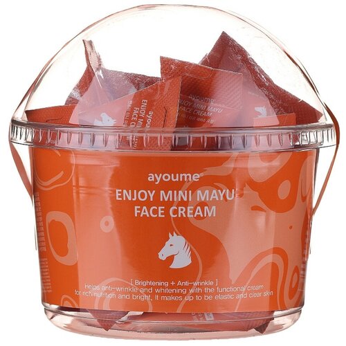 Крем для лица AYOUME Enjoy Mini Mayu Face Cream Набор (30 шт*3 гр) уход за телом ayoume enjoy mini регенерирующий крем для тела