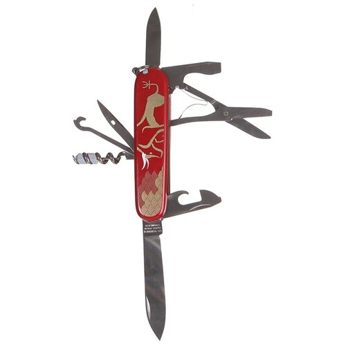 Мультитул Victorinox Huntsman LE 2021 1.3714.E10 нож victorinox huntsman 91 мм 15 функций красный