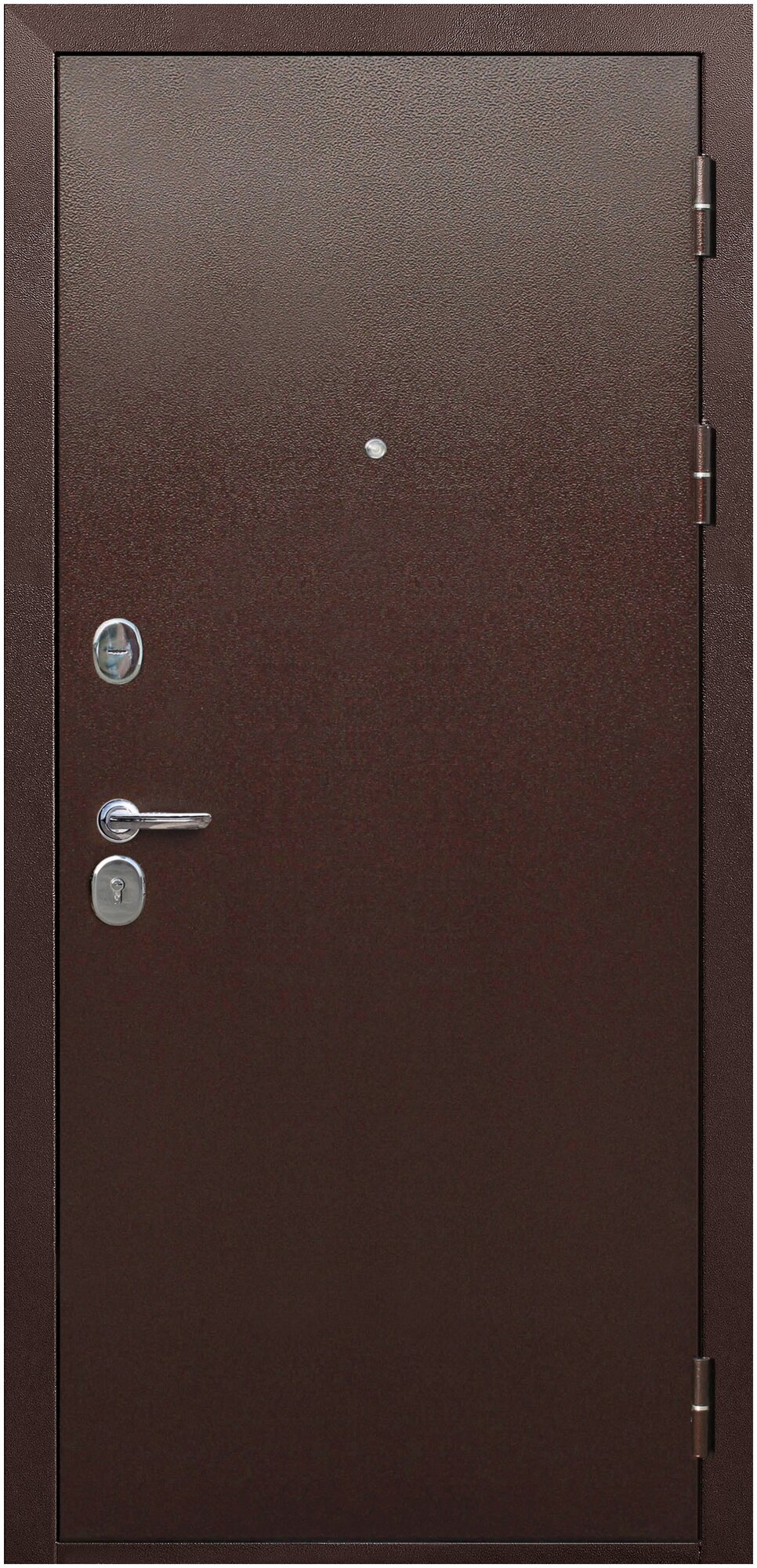 Входная дверь Ferroni 9 см Медный антик Темный кипарис 960*2050 левая - фотография № 2