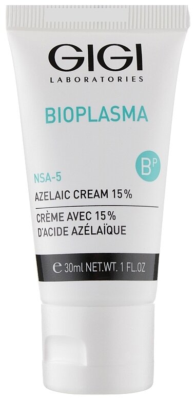 Gigi Крем с азелаиновой кислотой Bioplasma Azelaic Cream 15%, 30 мл