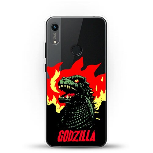 фото Силиконовый чехол годзила на honor 8a pro andy & paul