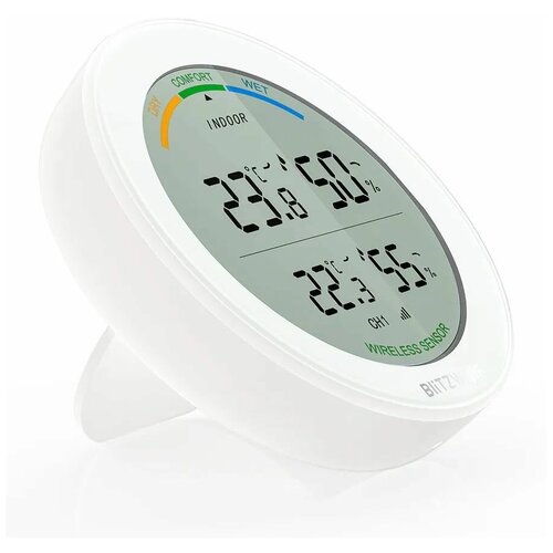 Беспроводная метеостанция BlitzWolf BW-WS01 Wireless Weather Station White 315000₽