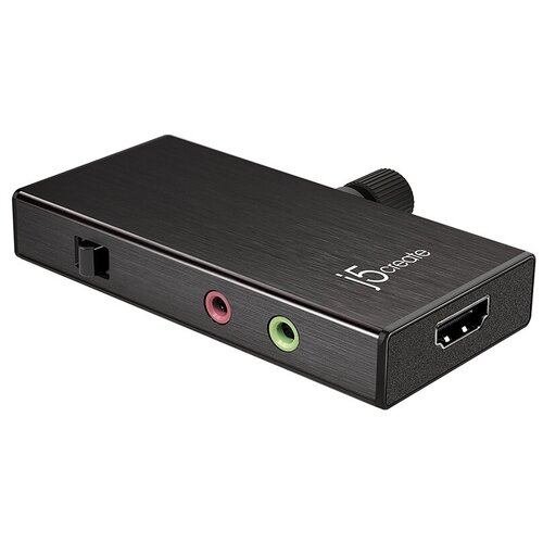 J5create HDMI - USB-C с Power Delivery JVA02 внешняя карта видеозахвата j5create usb c usb a на 4k hdmi