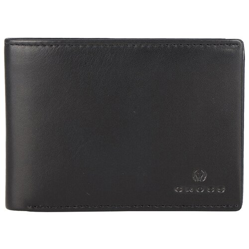 фото Кошелёк cross classics, кожа наппа, черный, 11х8,1х1 см