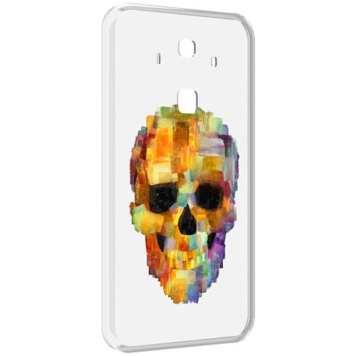 Чехол MyPads нарисованный череп для Huawei Mate 10 Pro задняя-панель-накладка-бампер