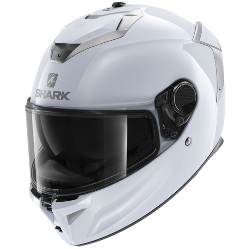 Шлем SHARK SPARTAN GT BLANK BCL. MICR. White/Silver Glossy M