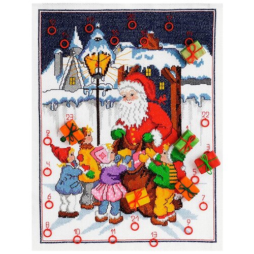 фото Набор для вышивания anchor santa & children calendars 45*35см, mez венгрия, 9240000-03504
