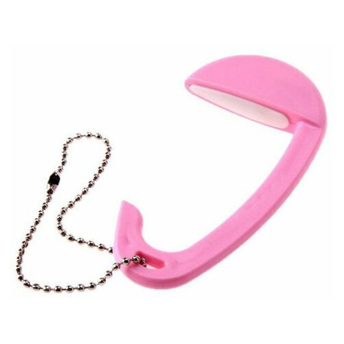 фото Брелок - крючок для сумок creative bag hanger (розовый) markethot