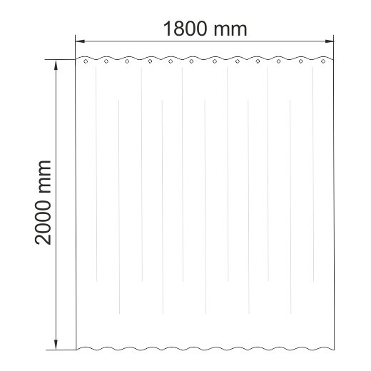 Oder SC-30201 Шторка для ванной WasserKRAFT - фотография № 8