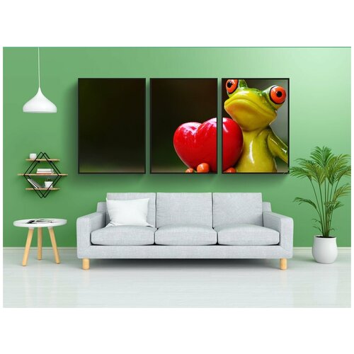 фото Набор модулных постеров для интерьера "любовь, день святого валентина, поза" 60x90 см. в тубусе, без рамки lotsprints