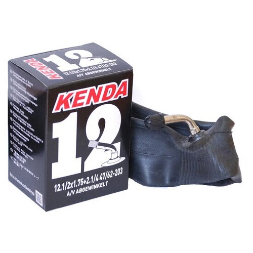 Камера KENDA 12x1.75 a/v с загнутым ниппелем камера 26 2 1 2 35 av kenda