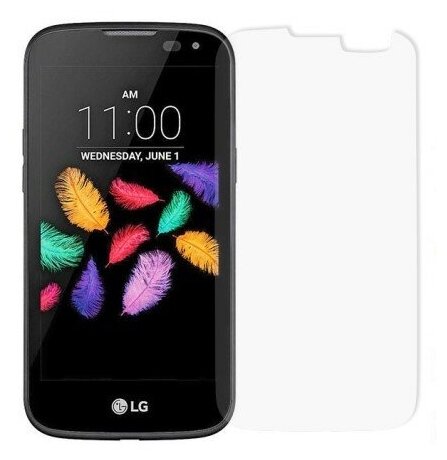 Защитное стекло на LG K3 (2016)/K3 (2017), прозрачное, X-CASE