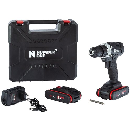 Дрель шуруповерт NUMBER ONE CD2420-1 от аккумулятора 24 В 40Нм 2 АКБ 375000₽