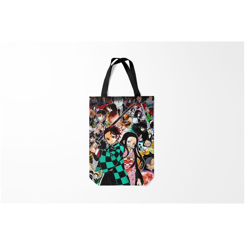 фото Сумка-шоппер / 31х42 см / аниме / клинок рассекающий демонов burnettie