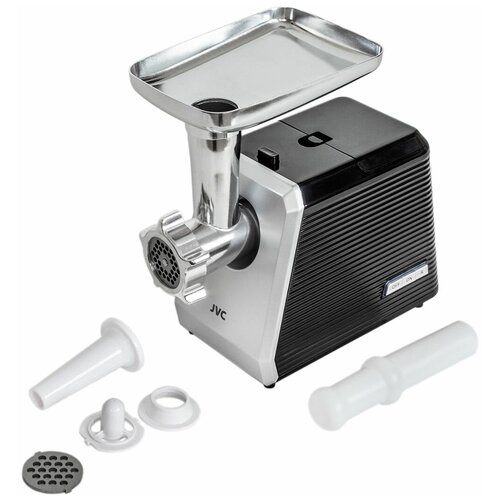 Мясорубка JVC с реверсом решетки 5 и 7 мм насадки для колбасок и кеббе нож из нержавеющей стали 2500 Вт 395100₽