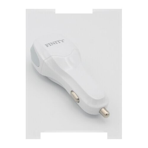 FINITY Адаптер питания (авто) с функцией быстрого заряда QC 3.0 белый