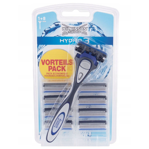 Wilkinson Sword Бритва HYDRO 3 с 1 кассетой + 8 сменных кассет