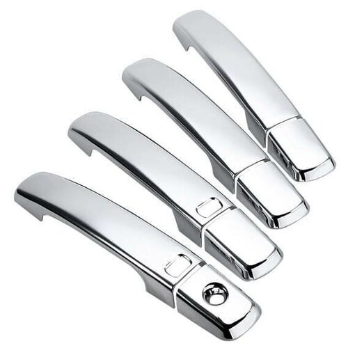 фото Хромированные накладки на ручки для nissan qashqai j10 (с сенсором) autonew16