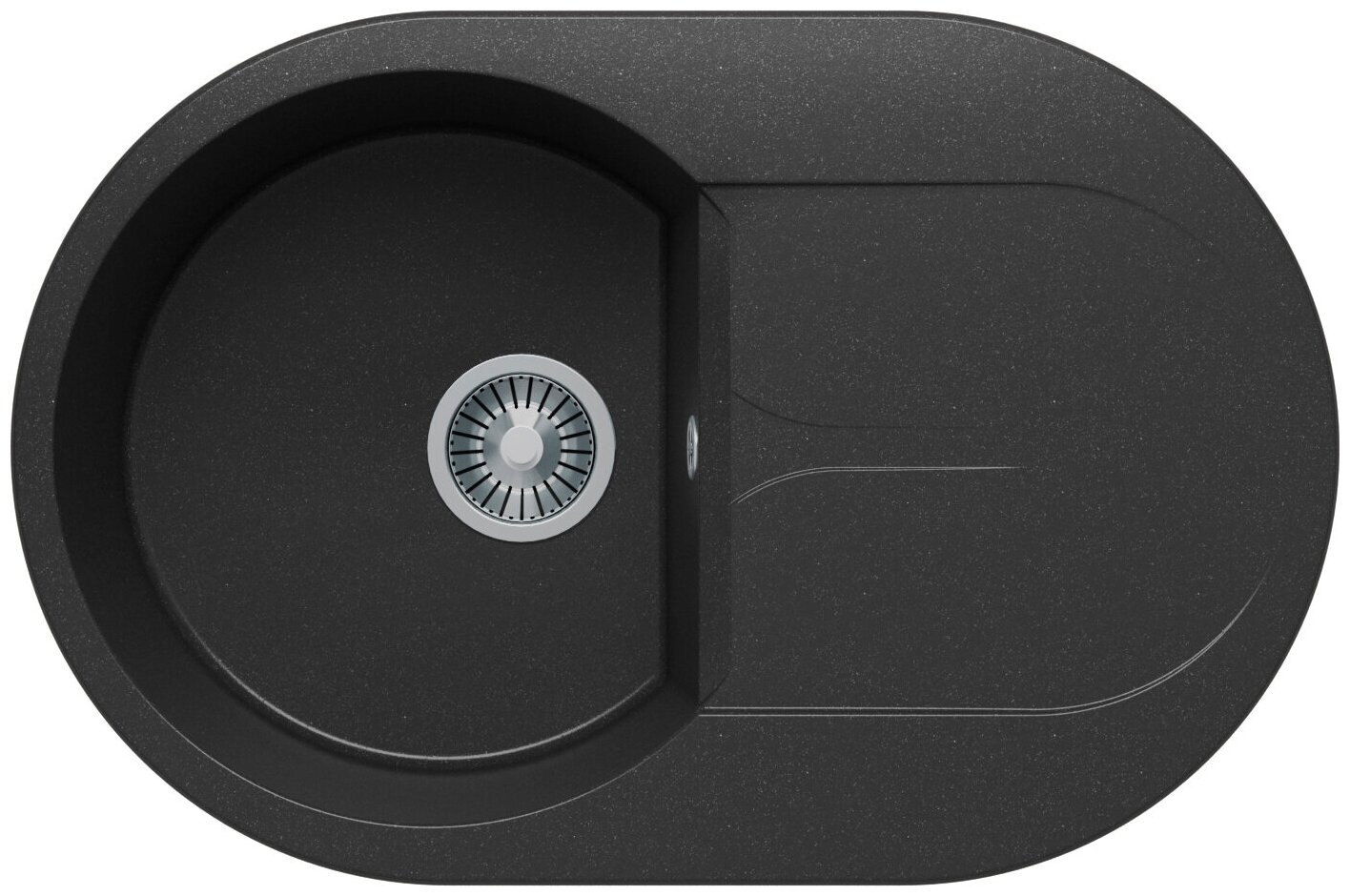 Кухонная мойка Polygran ATOL-760 №16 Черн