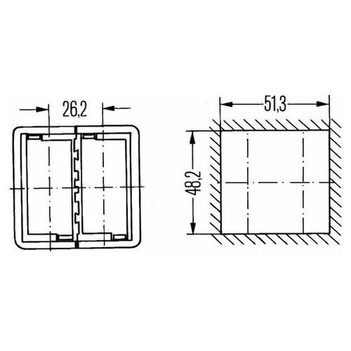 Крепление Переключателя HELLA арт. 8hg716735-001