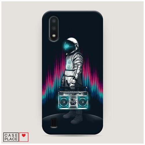 фото Чехол пластиковый samsung galaxy a01 космическая вечеринка case place
