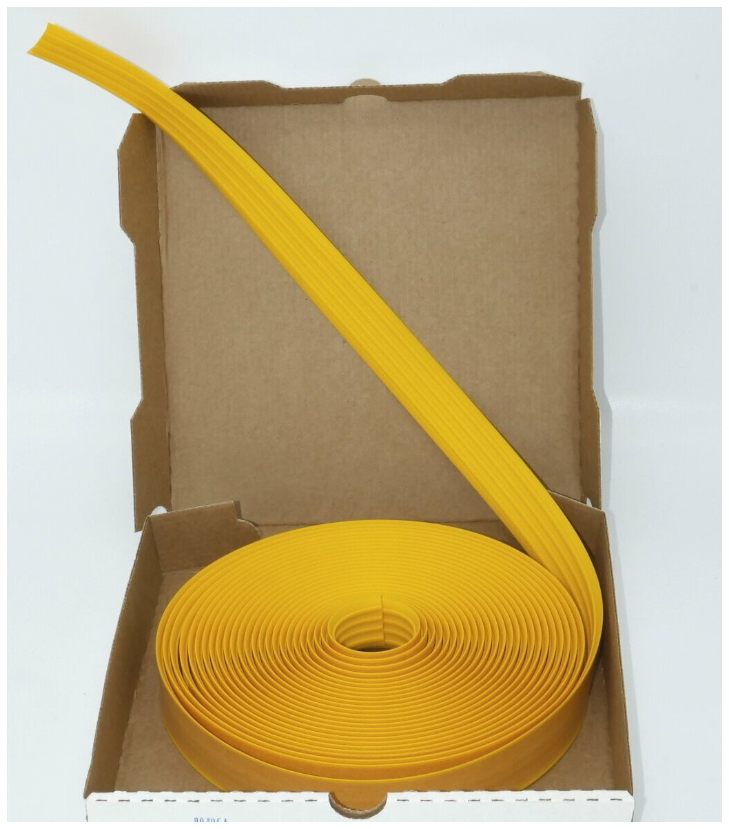 Самоклеящаяся противоскользящая накладка на ступени желтая, рулон 10 метров, ширина накладки 2,9 см - фотография № 3