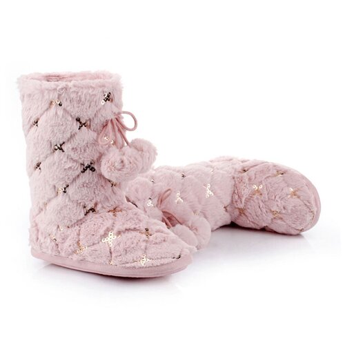 Домашние сапожки детские розовые Pettimelo G - 143, размер 33 (20.5-21 см)