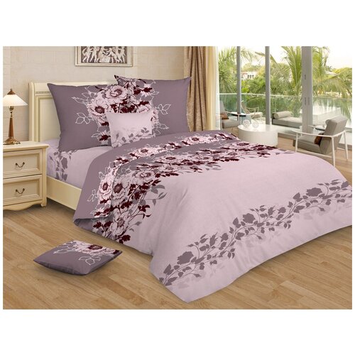 фото Постельное белье ovonavi 1473/3 бязь, розовое