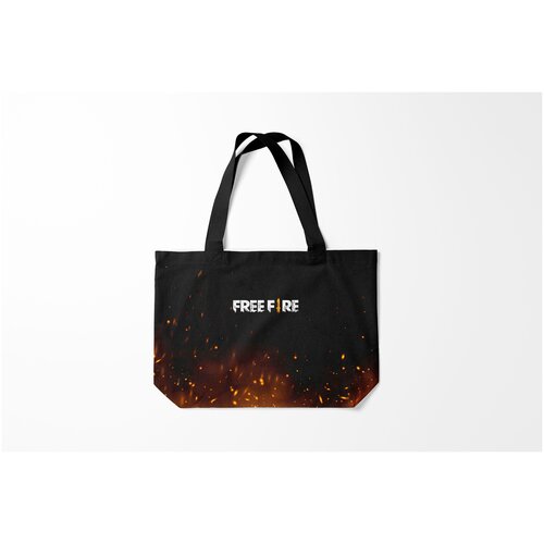 фото Сумка-шоппер / 46х35 см / геймерам / garena free fire burnettie