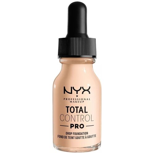 nyx professional makeup total control pro drop foundation тон 10 buff NYX professional makeup Тональное средство Total control pro, 13 мл/20 г, оттенок: 0 light pale, 1 шт.