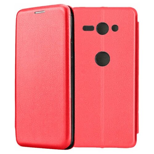 Чехол-книжка Fashion Case для Sony Xperia XZ2 Compact красный air cushion case for sony xperia l1 l2 l3 x performance compact xz xzs premium xz1 xz2 xz3 xz4 compact tpu shockproof case