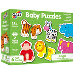 Пазл Galt Baby Puzzles - Jungle (1003031), 12 дет. - изображение