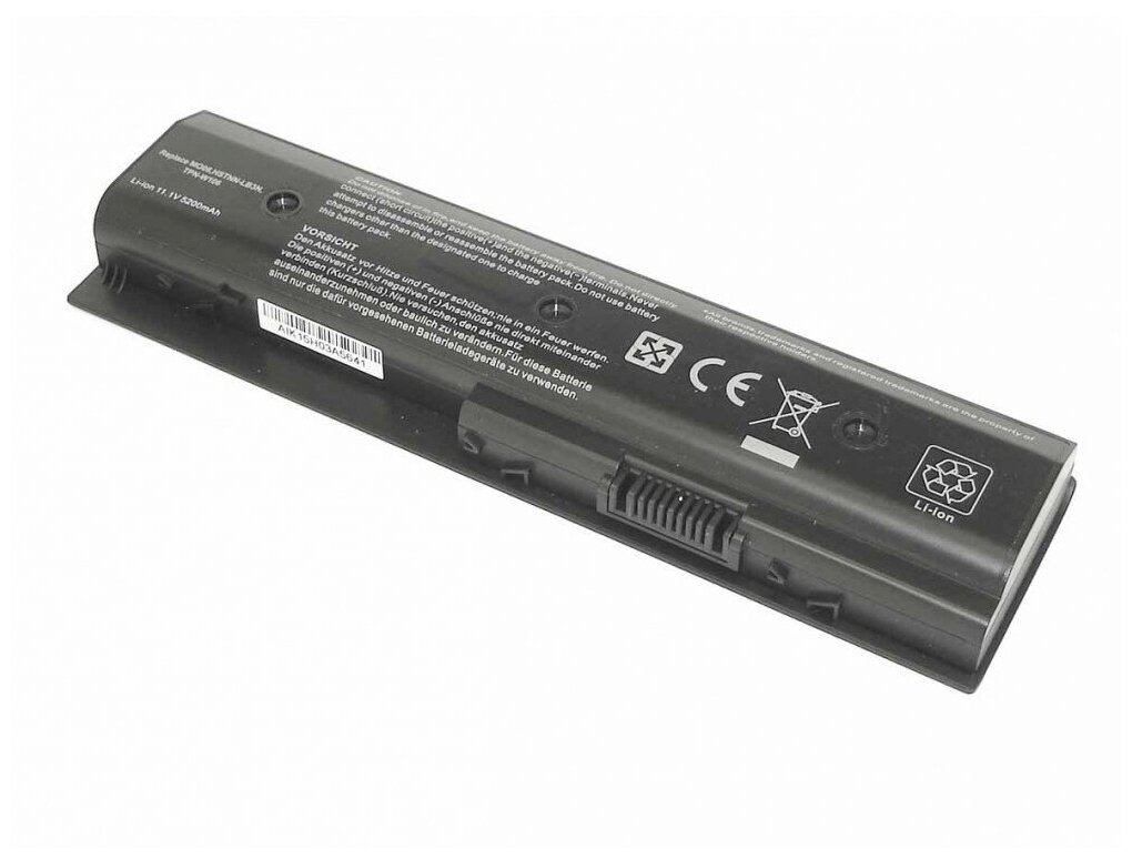 Аккумулятор (Батарея) для ноутбука HP DV6-7000 DV6-8000 (HSTNN-LB3N) 5200mAh REPLACEMENT черная