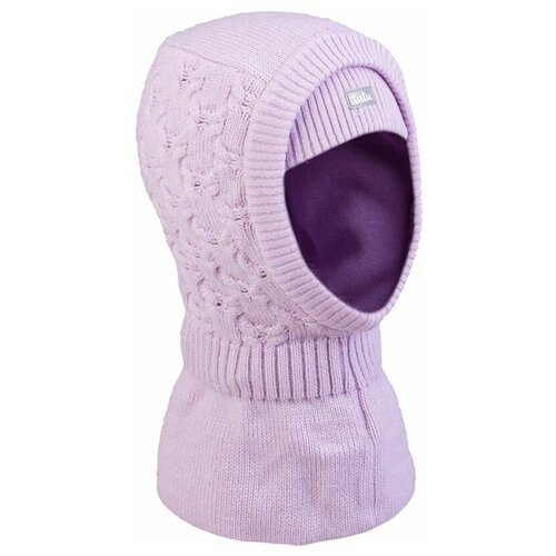фото Балаклава шлем tutu для девочек зимняя, размер 44-48, фиолетовый